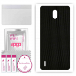 apgo Protective Skin Sticker for the back compatible with Nokia 1.3 Dual Sim, Wrap Film, Foil, Vinyl - Pattern Matrix