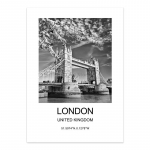 Kuulus linna plakat New York London Pariis seinakunst l&otilde;uendimaalid ja -tr&uuml;kised HD-pildid elutoa kodu dekooriks raamita 21x30cm No Framed