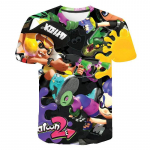 Ts&auml;rgid M&auml;ng Splatoon 3D Prinditud &Uuml;markaelus Ts&auml;rk vabaaja poiste T&uuml;drukute Unisex Topid Suurem&otilde;&otilde;tmelised Mood Harajuku Lapsed T-s&auml;rgid Riietus 160