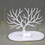 V&auml;ike hirve k&otilde;rvar&otilde;ngad kaelakee s&otilde;rmus ripats k&auml;ev&otilde;ru ehted vitriin alus puu hoiuraamid korraldaja hoidik A1