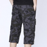 Ummer Pure Cotton Cargo Shorts Meeste vabaaja mitme taskuga Capri p&uuml;ksid T&ouml;&ouml;riided Kuumad p&otilde;lvp&uuml;ksid Veniv v&ouml;&ouml;koht k&auml;rbitud l&uuml;hikesed p&uuml;ksid M khaki