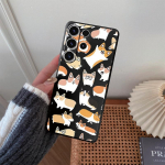 Fashion Flowers telefoni&uuml;mbris Samsung S24 S23 Ultra Plus A55 A54 A35 A34 A25 A24 A23 A15 A14 4G 5G jaoks Samsung Galaxy A54 p&otilde;rutuskindel kaitseraua kate Samsung A14 5G