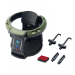 Auto Joogihoidik, Reguleeritav Auto Purkihoidik, Pudelihoidik Auto Tuhatoos Kohvitass Joogipurgi jaoks 8*9.5*8cm roheline/must