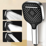 Uus 13 cm suur paneel, 3 režiimiga du&scaron;ipea k&otilde;rgsurve veemassaažiga du&scaron;ipea koos filtrielemendiga vannitoatarvikud 1PCS