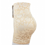 Naiste seksikad Push Up polsterdatud alusp&uuml;ksid Daami v&otilde;ltsperse alusp&uuml;ksid pitsiga polsterdatud alusp&uuml;ksid istmikukujundaja tagumikku t&otilde;stev puusa tugevdaja intiimsed M aprikoosi