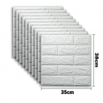 45 tk 3D vahtplastist seinakleebispaneelid telliskivist veekindel kleeptapeet elutuba magamistuba kodu maja vannitoa sisustus Pack of 45