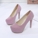 &Uuml;mmarguse varba tikk-konts Madala l&otilde;ikega veekindel platvorm H&otilde;bedane k&otilde;rge kontsaga pumbad Euroopa ja Ameerika mood Runway k&otilde;rged kontsad 39