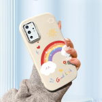 &Uuml;hev&auml;rviline h&otilde;bedase servaga objektiiv, rasvane korpus, pehme TPU vedel silikoonist kate P&otilde;rutuskindel telefoni&uuml;mbris Xiaomi Redmi Samsungile Xiaomi Poco F3 valge