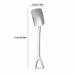 2tk/kott Loominguline labida kujuga roostevabast terasest kohvilusikas teelusikas arbuusilusikas j&auml;&auml;tiselusikas s&ouml;&ouml;giriistad k&ouml;&ouml;gitarvikud as the picture