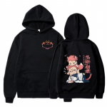 Ryoumen Sukuna Anime Graafiline tr&uuml;kitud kapuutsiga Jujutsu Kaisen meeste naiste pusad Suures suuruses dressipluus Harajuku unisex pullover XL