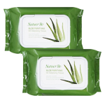 ENPRANI Nature Bee Aloe Oil Cleansing Tissues 60 lehte 1+1, 2 tk. green