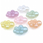 K&auml;sitsi valmistatud materjalist lahtised helmed ripatsid 5 tk Creative DIY ehtetarvikud Akr&uuml;&uuml;l Armsad v&otilde;lusid Mood pilvehelmed kaelakee k&auml;ev&otilde;ru valmistamiseks mitmev&auml;rviline