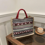 National Wind Puuvillane ja linane k&auml;ekott Mood K&otilde;ik moe vabaaja moekott Naiste kott punane