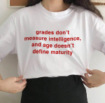 Hinded ei m&otilde;&otilde;da intelligentsust ja vanust, ei t-s&auml;rki hipsteri t&auml;navar&otilde;ivaid Harajuku loosung Tumblr W M valge