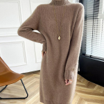 Naiste ka&scaron;miirkleit Qinghe ka&scaron;miir 30% ka&scaron;miir 70% vill s&uuml;gis-talvine ka&scaron;miir seelik pehme ja soe L pruun