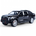 1/32 Toyota Tundra Sulamist Pikapi Auto Mudel Valatud ja M&auml;nguasi Metall Maastikus&otilde;idukid Auto Mudel Simulatsioon Heli ja Valgus Laste M&auml;nguasi Kingitus must