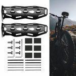 Bicycle Bag Rack, Easy to Install Bike Holder, Front Fork Water Bottle Holder Bracket, Wide