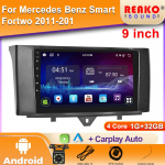 Mercedes Benz Smart Fortwo 2 2010 - 2015 jaoks Android Auto raadiojaama seade Multimeedia Raadio Videoesitaja GPS Traadita Carplay 4G 4 core 1+32 CP+8 camera