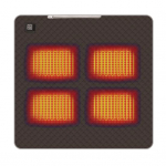 Elektriline soojenduspadi, 5 V 4 soojendusplokki, USB-t&uuml;&uuml;pi C-toitega soojendusega padi 45cm tumesinine v&auml;rv