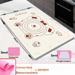 1 tk silikoonist s&otilde;tkumisplaat, silikoonist kondiitrimatt, mittekleepuv k&uuml;psetusmatt, lauamatt Taigna rullimismatt, rulli keeratav s&otilde;tkumisalus 65x45cm