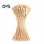 100 tk puidust vardad 6-tollised tugevad kokteilivarrased eelroogade jaoks Lamedad aerad toidupulgad peoks BBQ puuviljajuustu tordilauad Aksessuaarid 100pcs