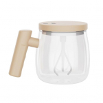 400 ml automaatne segamistass Toidukvaliteediga kuumakindel kiirlaadimine, &uuml;he v&otilde;tmega toimimine Lekkekindel elektriline kiire isesegav kohvitass khaki