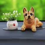 Auto Kaunistus Pead Raputav Nukk Armas Joonisfilm Armas Lemmikloom Auto Nukk Pead Raputav Koer Auto Sisekujundus Auto Tarvikud One Size kollane