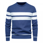 Kasuta kaelkirjakut kevad-s&uuml;gis vabaaja kampsun meeste pullover kampsun &otilde;huke meeste kampsun mood trend Lihtne meeste kampsun pikkade varrukatega soe L tumesinine v&auml;rv