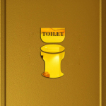 Loominguline akr&uuml;&uuml;list tualettruumi seinakleebis DIY 3D seinakleebis WC-silt