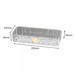 Akr&uuml;&uuml;list vannitoariiul ilma augustamiseta hoiuhoidik Suure mahutavusega du&scaron;inurga riiuliga k&ouml;&ouml;k grey-rectangle