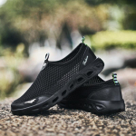 Meeste/naiste suures suuruses &uuml;likerged paarid Upstream Stream Hole v&auml;listingimustes kasutatavad hingavad v&otilde;rgust jooksujalatsid 35 roosa punane v&auml;rv