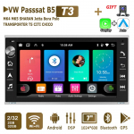 Auto Raadio Android Volkswagen Polo Bora Jetta 1999-2006 VW PASSAT B5 2001-2005 Carplay Peaseade 2Din Autoraadio Navigatsioon 2+32GB 2+32GB