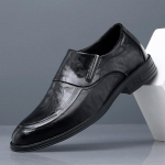 Mood Meeste Kleit Kingad Business Slip on Loafers &Uuml;mmargune nina must kingad Oxfordi hingavad pidulikud pulmakingad Zapatillas Hombre 38 must