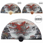 50x88cm suur maalipaberist ventilaator seinale riputatav dekoratiivne kokkupandav ventilaator kontorisse, esikusse, koju, elutuppa, dekoratiivne ventilaator Lucky Strike 50x88cm