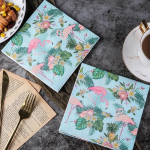 &Uuml;hekordne pidusalvr&auml;tik, kahekihiline 20 t&uuml;kki/pakk Flamingoprint 20Pcs