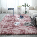 Elutoa kohev vaip kohev vaip paks voodivaip libisemiskindel p&otilde;randahall pehme vaip tie-dye samet laste toa vaip 160*200cm roosa
