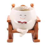 Smile Face Lillepoti vaigu kiiktool lugemiseks istutuspott naeratav sukulent