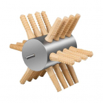 Kana kitkuja kodulindude kitkumismasin roostevabast terasest sulgede kitkuja kummis&otilde;rmedega Lihtne ja ohutu kodulindude eemaldamise t&ouml;&ouml;riist A