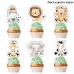 Džungli s&uuml;nnip&auml;evalauan&otilde;ud Palju &otilde;nne s&uuml;nnip&auml;evaks peokaunistus Laudlina taldrikutass Wild One Animal Safari 1. Kids S&uuml;nnip&auml;evatarbed