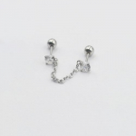 Uus saabunud topeltk&otilde;rvakinnitusega tuttketid Rippuvad k&otilde;rvar&otilde;ngad naistele roostevabast terasest k&otilde;rvaaugud 5 v&auml;rvi luksuslikud CZ kuumad ehted