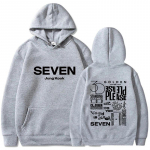 JungKook Seven Huppar Naistele Harajuku Seistes Sinu k&otilde;rval Hupparid Unisex S&uuml;gis Talv Vintage Seven Dressipluusid Korea L