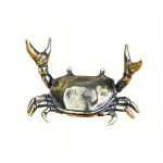 Puhast messingist krabi kujukesed Loomakujud Miniatuurid Vasest kaunistused Kodukontori laud Dekoratsioon K&auml;sit&ouml;&ouml; Kodukaunistus Nordic 1tk pronksi