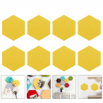 10 tk heliisolatsiooni viltplaat heliisolatsioonipaneel Stuudio akustiline kool lihtsa materjali v&auml;hendamise t&ouml;&ouml;riista neelamispadja tihvt 14X12X0.5CM kollane