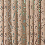 1 TK LOZUJOJU Moekas ja mitmek&uuml;lgne Euroopa Retro Jacquard &uuml;hev&auml;rviline marli kardin elutoa magamistoa sisekujunduseks W150 x L270cm helepruun v&auml;rv