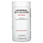 Codeage, Liposomaalne beeta-alaniin+, Centurion, CarnoSyn, Parandatud imendumine, 533 mg, 180 kapslit