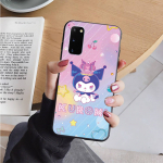 AH36 Kuromi must &uuml;mbris Xiaomi Poco X6 M5 M6 F5 F6 F1 C65 C55 C50 C51 C40 Redmi Note 7 8 14C A3X 13C 12C 11 10A 9C Pro Sofe Cover jaoks Redmi S2 tuhmkollane