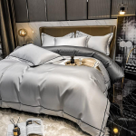 Egiptuse puuvillane tikitud tekikott komplekt koos tekikoti, lina, padjap&uuml;&uuml;ri ja voodikattega Luksuslik 800TC voodipesukomplekt Voodipesu Padjap&uuml;&uuml;rid Voodikatted Twin Size 3pcs