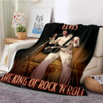 E-Elvis Presley Tekk Pehme Flanell &Otilde;huke Voodi Diivani Kate Tekikate Kodu Dekoor Pikniku Jahutustekid Vooditele Kingitus 30x40inch