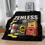 Zenless Zone Zero ZZZERO ZZZ Nicole Prinditud Tekk Piknikutekid Soe Tekk Pehme ja Mugav Kodu Reisimine S&uuml;nnip&auml;evakingitus 50x60in