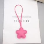 Peen PU-nahast lillekoti ripats Lihtne lillekoti ripats Armas trendikas v&otilde;tmehoidja Autov&otilde;tmehoidja Koti kaunistus Kingitused kollane